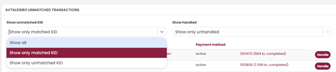 How to work with avtalegiro