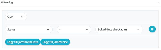 Skapa en smart regel som skickar ut en påminnelse till deltagaren innan en bokad aktivitet.