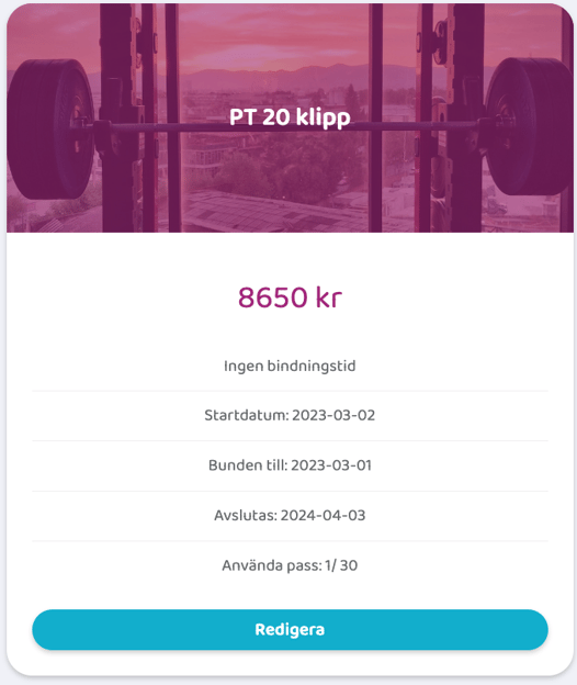 Avslute ett medlemskap (personal/admin)