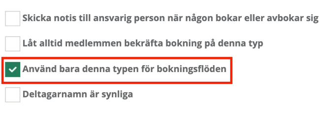 Flödesbokning